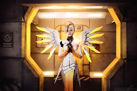 Mercy Cosplay Overwatch Wallpaper Hd Games Wallpapers K Wallpapers Images Backgrounds Photos