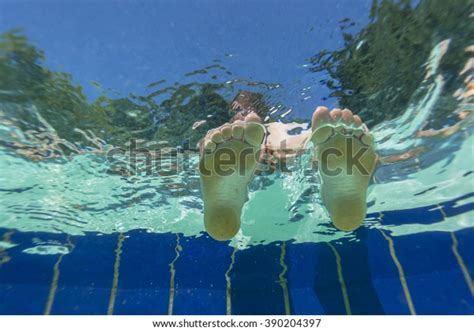 Feet Pool Underwater Womans Feet On Stock Photo Shutterstock