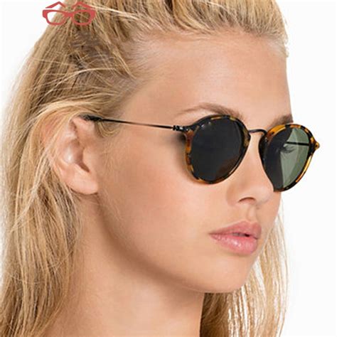 Classic Retro Metal Frame Sunglasses For Women Men Vintage Round Frames