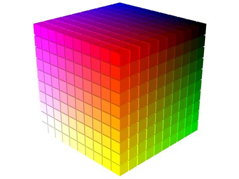 Hickethier Colour System Cubos De Colores Disenos De Unas Colores Rgb