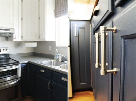 The hardware in the cabinet and drawer pull collection uses symmetry as the main design element, resulting in a balanced, polished look. Hardware a la Restoration - Chris Loves Julia