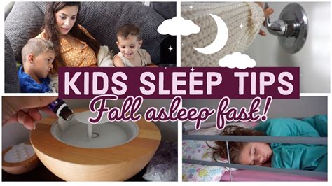 Kids Sleep Tips🌙 Help Your Kids Fall Asleep Faster And Get Enough Sleep