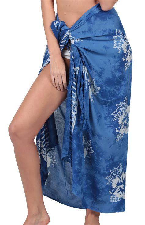 Ingear Print Sarong Beachwear Wrap Skirt Summer Pareo Handmade Swimsuit Cover Up