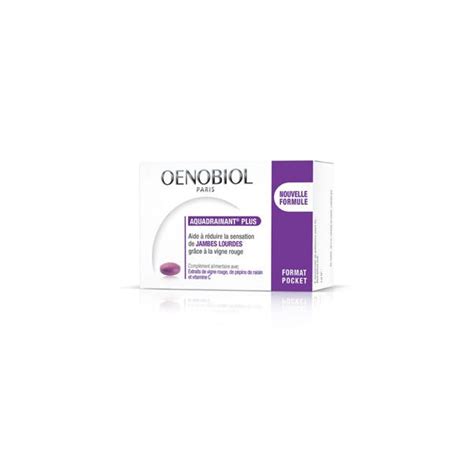 Oenobiol Aquadrainant Plus 45 Comprimes Rétention Deau Pharmacodel