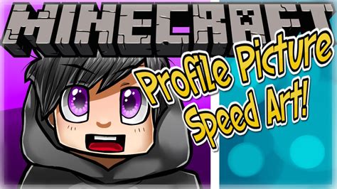 Minecraft Speedart Youtube Profile Picture For Enchantedflqmez Youtube