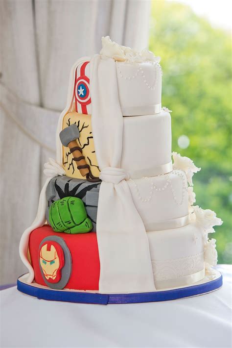 Discover their powers, weaknesses, abilities, & more! 10 Ideas for a Marvel Superhero Wedding | Superhero wedding cake, Different wedding cakes ...