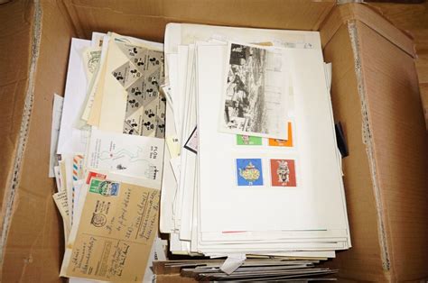 Wühl und Reste Karton Briefmarken Belege eBay