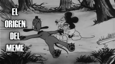 Mickey Mouse Llorando I Yo Te Cuento El Meme Youtube