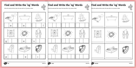 Find And Write Ng Worksheets Primary Resources