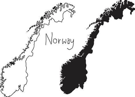 Printable Norway Map Printableall