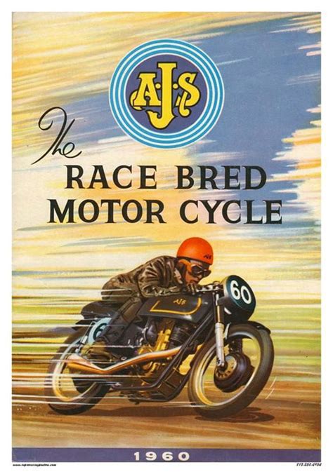 Ajs Motorcycles Bsa Motorcycle Motorcycle Posters Racing Posters