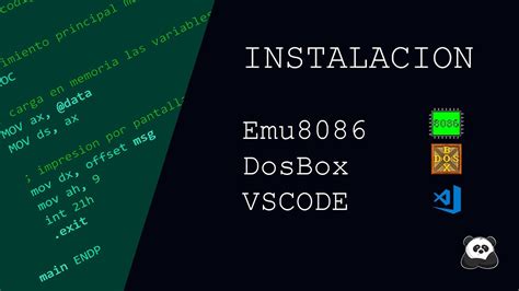 Como Instalar Emu8086 Dosbox Y Masm Extension De Assembler En