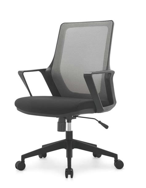 More modern office chair designs. Modern ergonomic staff office black plastic mesh chair ...