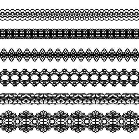 Lacy Vintage Trims Stock Vector Illustration Of Decorative 53351333