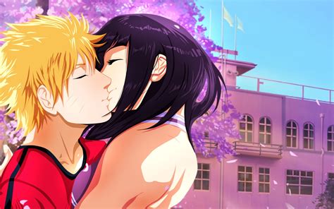 Naruto Shippuuden Manga Anime Uzumaki Naruto Hyuuga Hinata Kissing