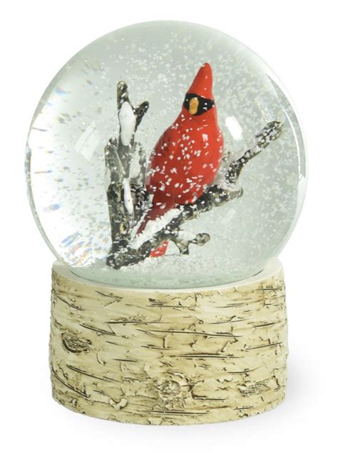 Features Intricately Designed Glass Snow Globe With Hand Painted