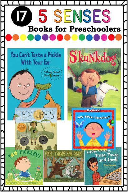 17 5 senses books for preschoolers | Senses preschool, Preschool books