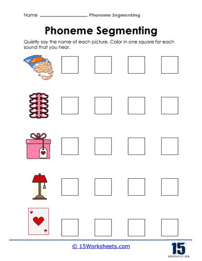 Phoneme Segmenting Worksheets 15