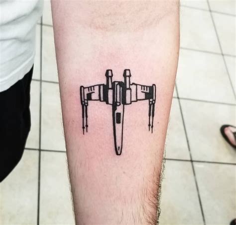 X Wing Design By Keith C Me At Spinning Needle Tattoos In Ft Worth