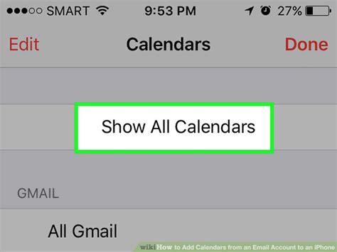 How To Add Calendars From An Email Account To An Iphone