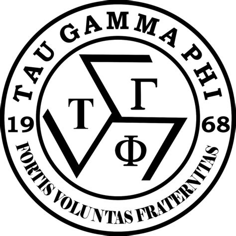 Tau Gamma Phi Fraternity Logo Vectors Graphic Art Designs In Editable