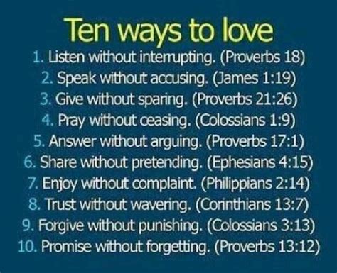 Ways To Love According To The Bible Bible Quotes Words