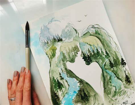 Мастер класс рисуем картину акварелью в интернет магазине Ярмарка