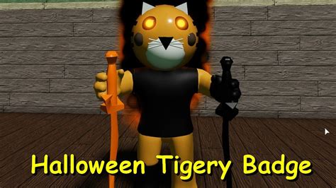 Halloween Tigery Badge Piggy Rp 2 Roblox Game Youtube