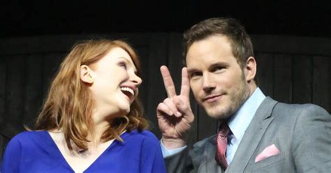 we re periscoping live with chris pratt and bryce dallas howard e online