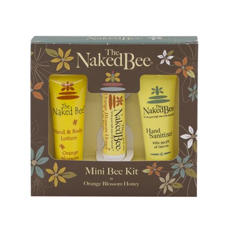 Naked Bee Mini Bee Kit Orange Blossom Honey 859748001998