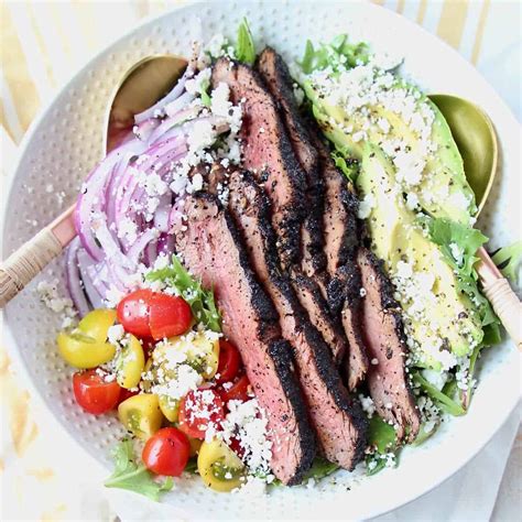 Great for tacos, or slicing and having on its own. The BEST Steak Salad Recipe - WhitneyBond.com