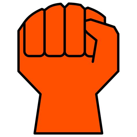 Clenched Fist Icon Free Svg