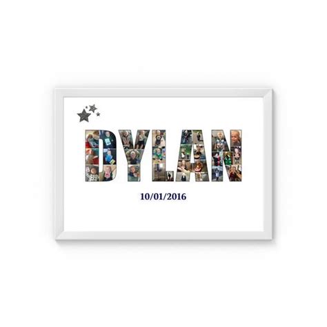 Name Photo Collage Name Collage Photo Collage Personalised Collage