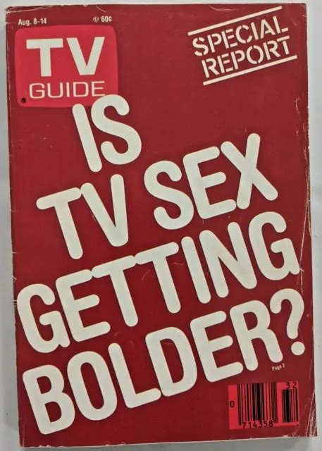 Tv Guide Magazine August 8 14 1987 Is Tv Sex Getting Bolder M253 1099 Picclick