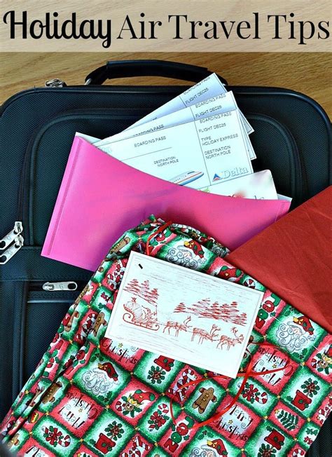 Holiday Air Travel Tips Organized 31