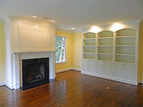 Custom Built Ins By Woodmaster Woodworks Living Room Raleigh By