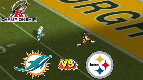 Madden Nfl 2004 Afc Championship Game Miami Dolphins Vs Pittsburgh