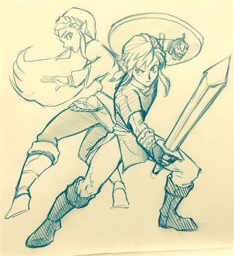In fact, it is very easy. TLoZ: BoTW; Link & Zelda | Legend of zelda breath, Legend ...