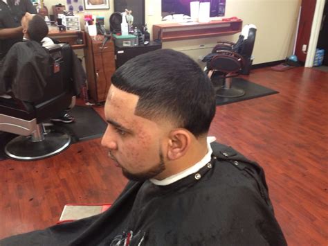 Dark Taper With Guard On Top With Beard Trim Cut Done By Donald Long