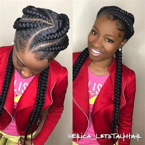 Check out these 74 protective feed in braids styles. FEED IN BRAIDS: 21 Cool & Creative Cornrow Hairstyles To Try | Goddess Braids and other styles ...