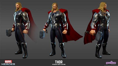 ‘marvel Heroes Mmo Releases New Screens And Character Model Sheets