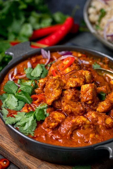 A Rich Fragrant And Relatively Hot Curry Chicken Madras Is Easy To