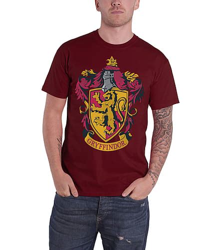 Buy Harry Potter Gryffindor Emblem Official Mens New Red T Shirt Size