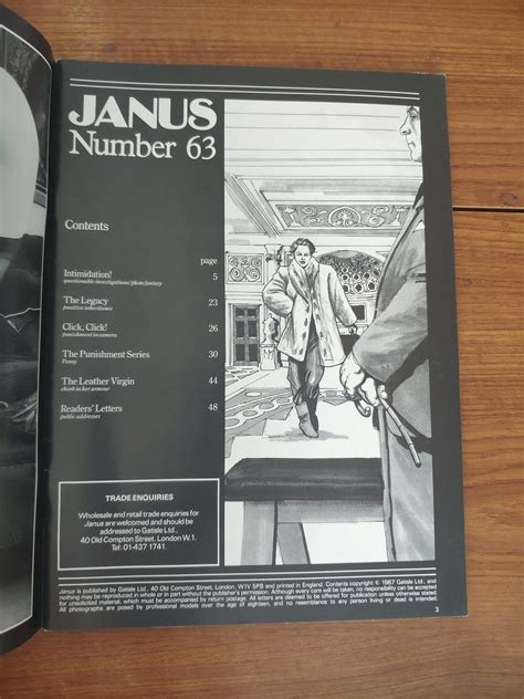 X Vintage Janus Magazine Issue 63 Etsy