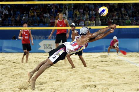 Since then volleyball has been a part of every olympic games. NANJING, CHINA - AUGUST 27: (CHINA OUT) Jose Gregorio ...