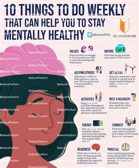 10 Things You Can Do Weekly That Can Help You Stay Mentally Healthy