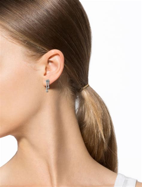 Tiffany Co Diamond Drop Earrings Earrings Tif The Realreal
