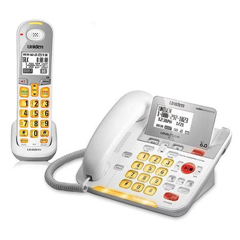 Uniden D3098 Cordedcordless Phone With Large Backlit Lcd Display And