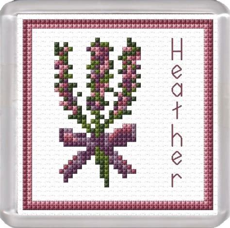Cross stitch is one of the best forms of art and craft especially if it is used for the creation of classic designs. Scottish Purple Heather Coaster - 14 Count Cross Stitch ...