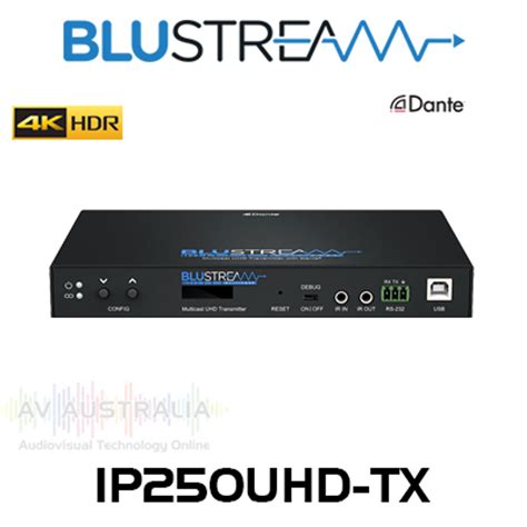 Blustream Ip250uhd Tx Multicast Uhd Video Transmitter Over Ip With